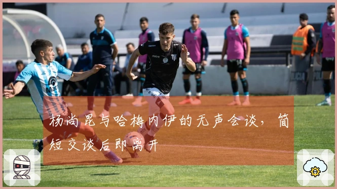 杨尚昆与哈梅内伊的无声会谈，简短交谈后即离开