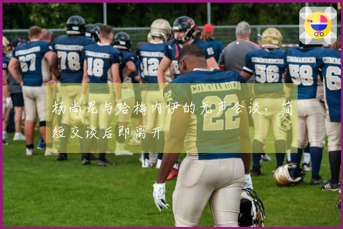 杨尚昆与哈梅内伊的无声会谈，简短交谈后即离开